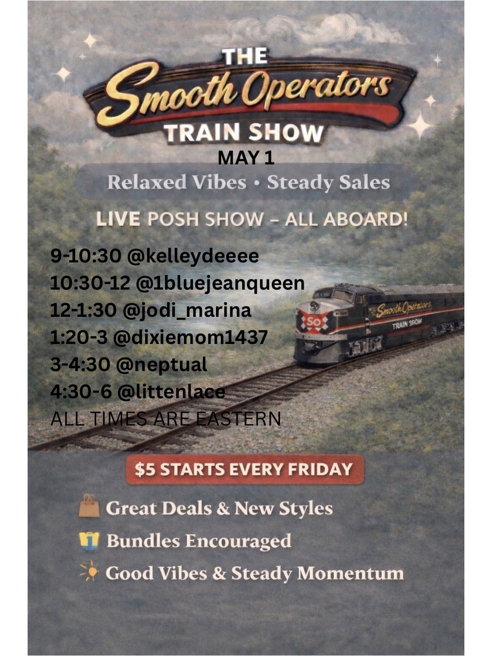 🚂 The Smooth Operators 🚂 is LIVE now Every Friday Train Show - Picture 5 of 7